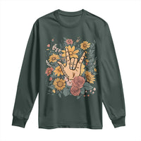 Special Education Long Sleeve Shirt Sign Language ASL Love Needs No Words