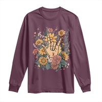 Special Education Long Sleeve Shirt Sign Language ASL Love Needs No Words