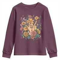 Special Education Youth Sweatshirt Sign Language ASL Love Needs No Words