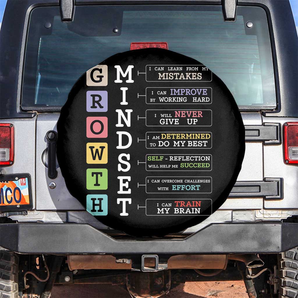 Special Education Spare Tire Cover Growth Mindset Positive Inspiration