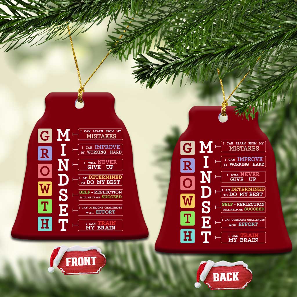 Special Education Ceramic Ornament Growth Mindset Positive Inspiration - Wonder Print Shop