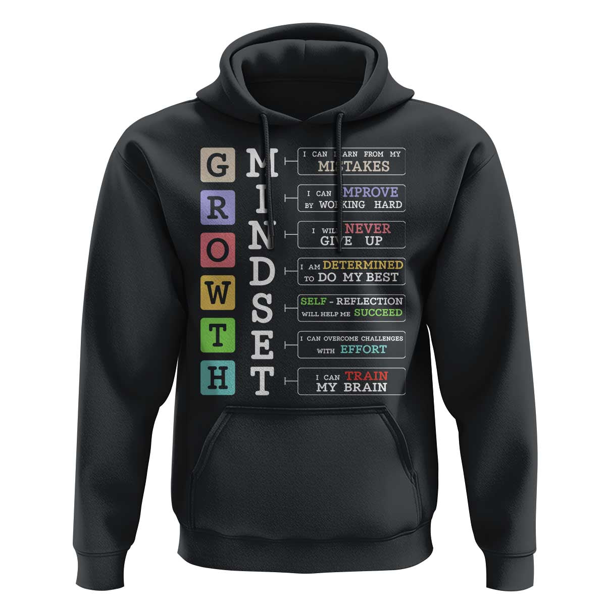 Special Education Hoodie Growth Mindset Positive Inspiration