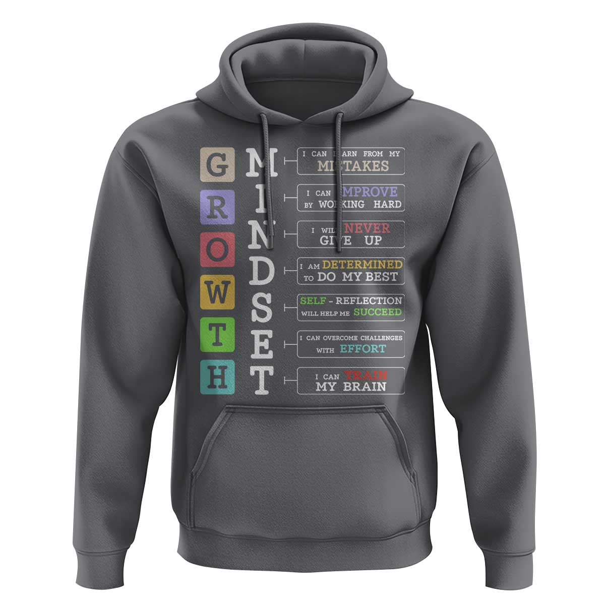 Special Education Hoodie Growth Mindset Positive Inspiration