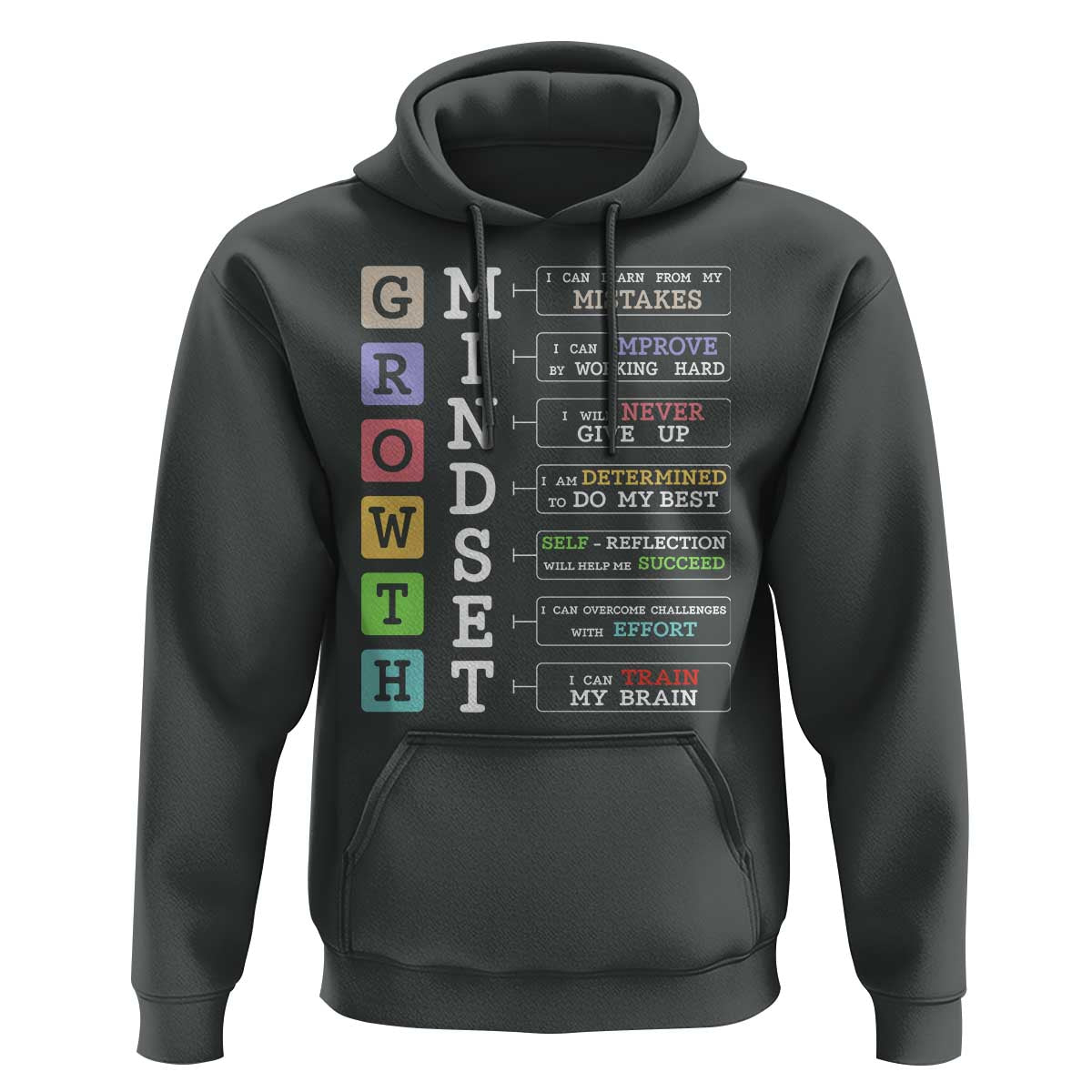 Special Education Hoodie Growth Mindset Positive Inspiration