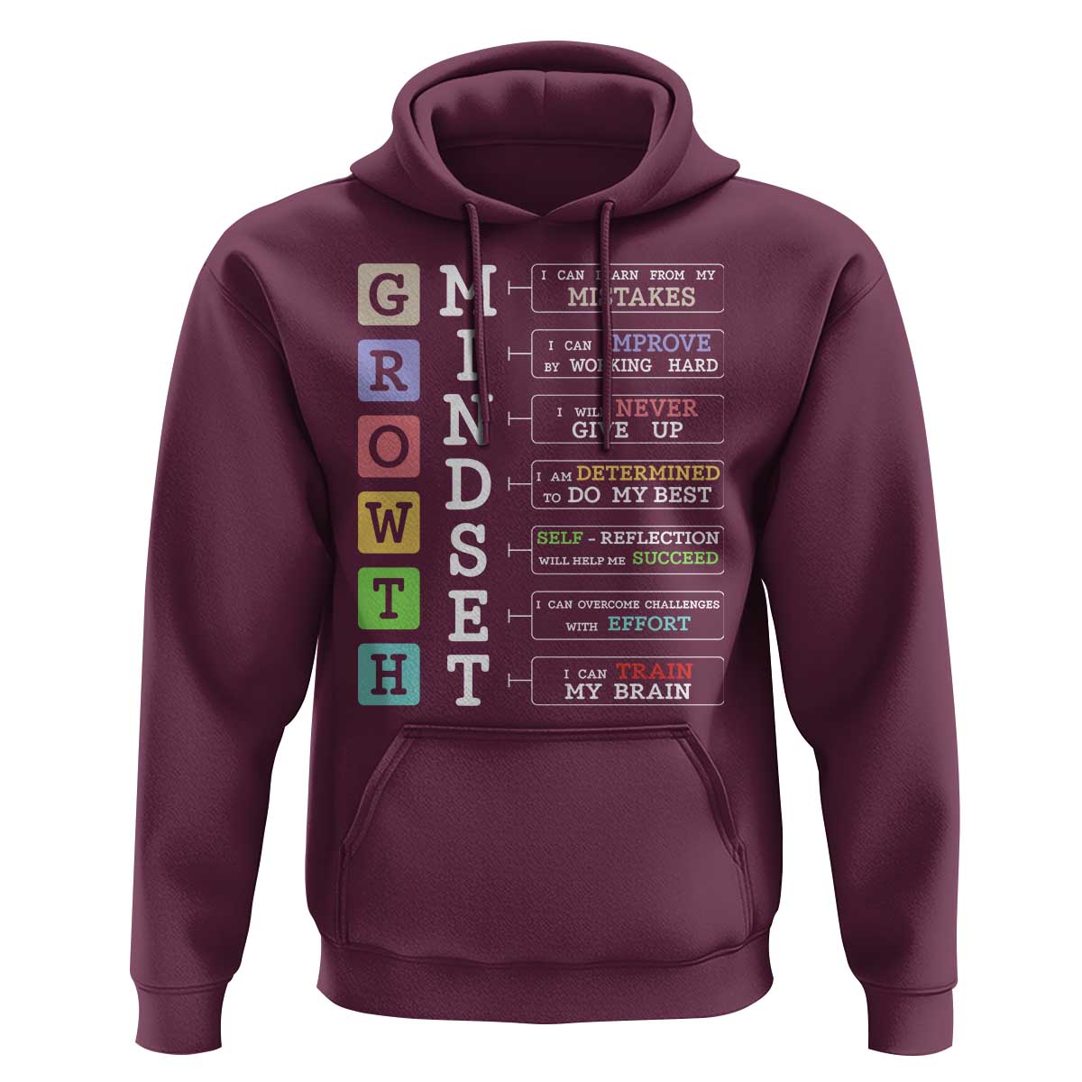 Special Education Hoodie Growth Mindset Positive Inspiration