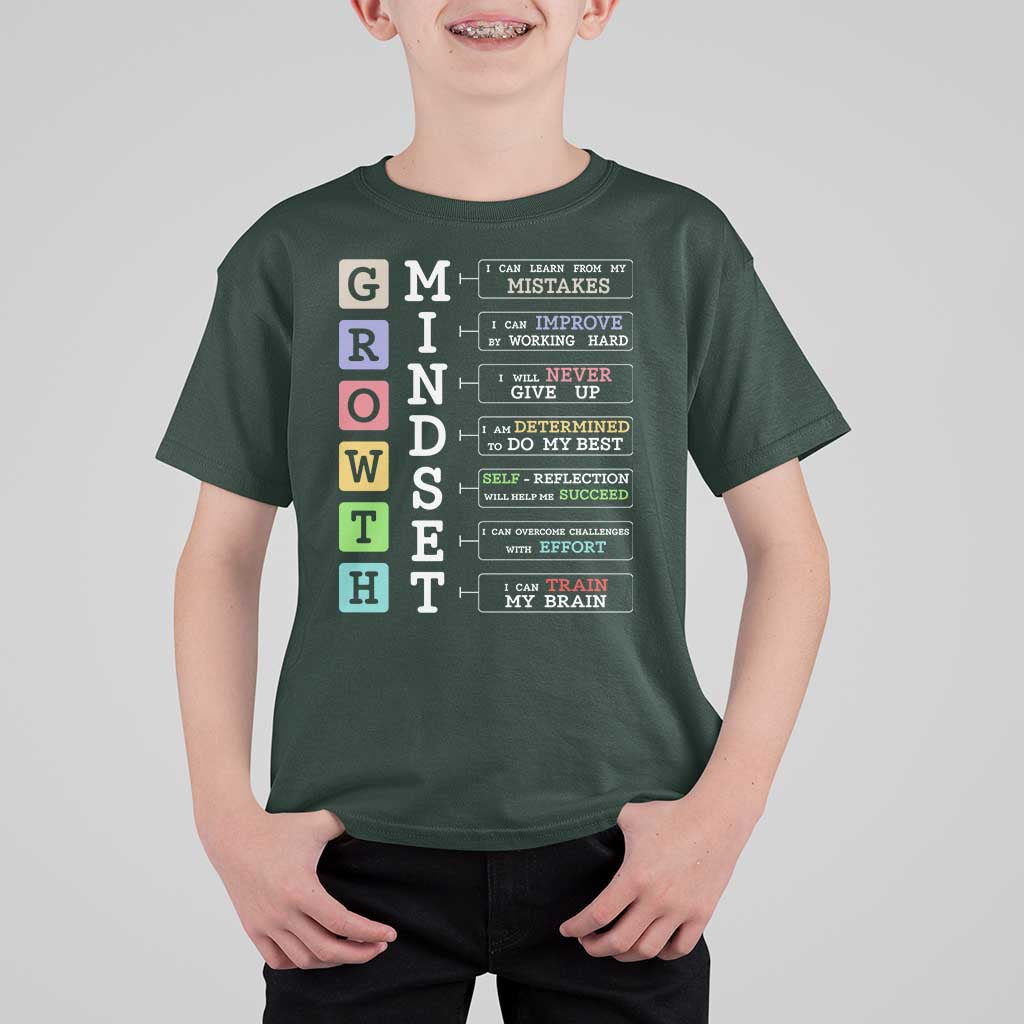 Special Education T Shirt For Kid Growth Mindset Positive Inspiration