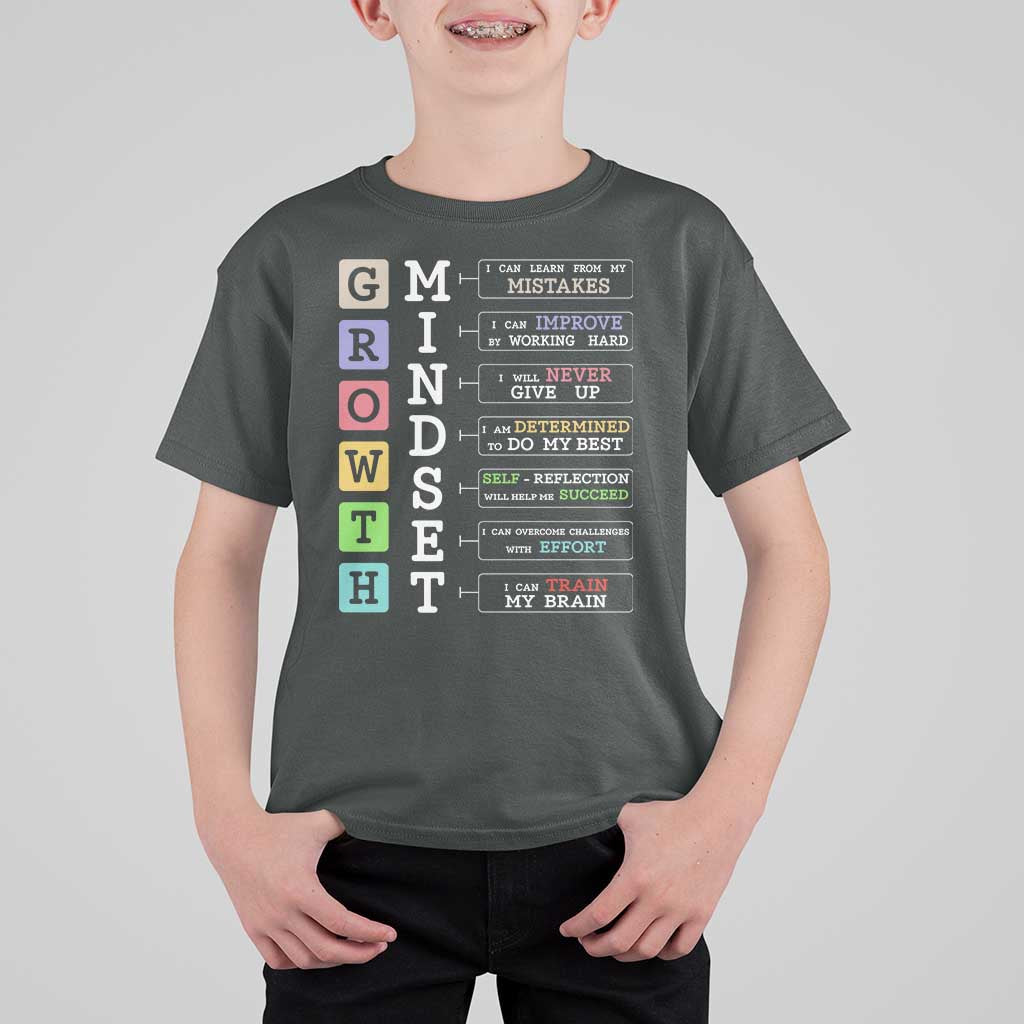 Special Education T Shirt For Kid Growth Mindset Positive Inspiration