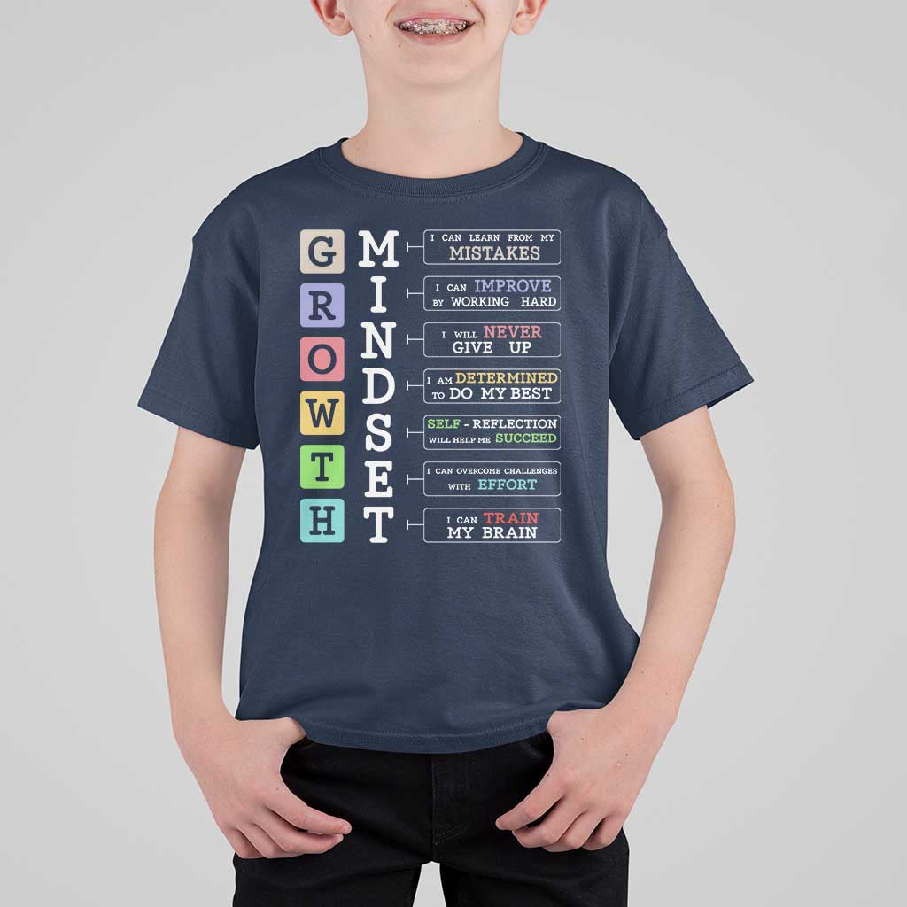 Special Education T Shirt For Kid Growth Mindset Positive Inspiration