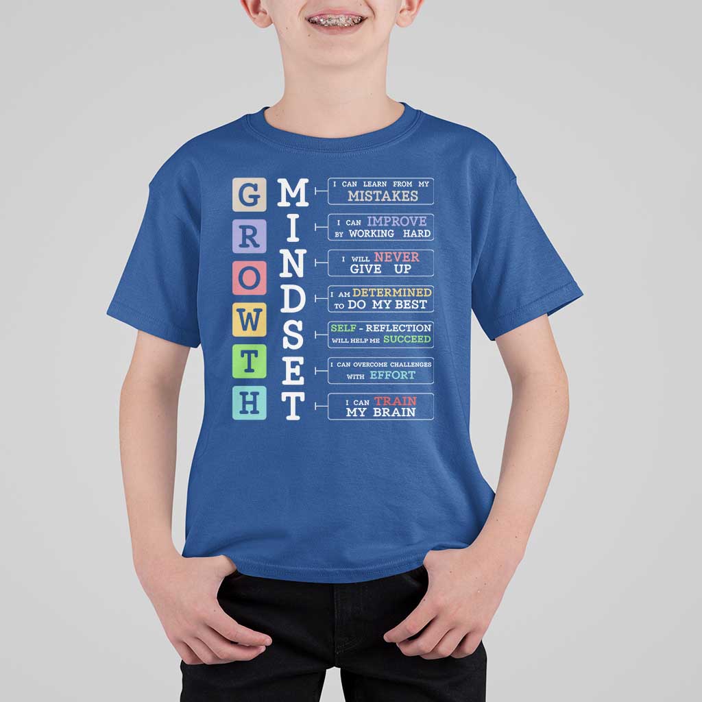 Special Education T Shirt For Kid Growth Mindset Positive Inspiration