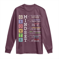 Special Education Long Sleeve Shirt Growth Mindset Positive Inspiration