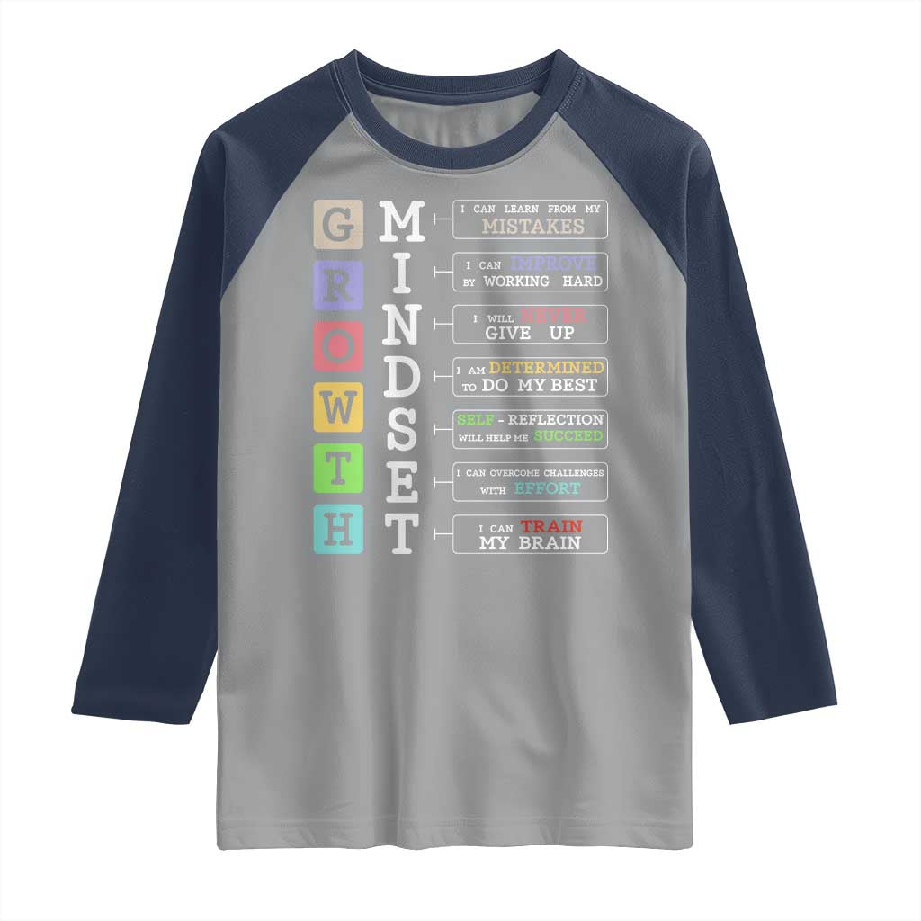Special Education Raglan Shirt Growth Mindset Positive Inspiration