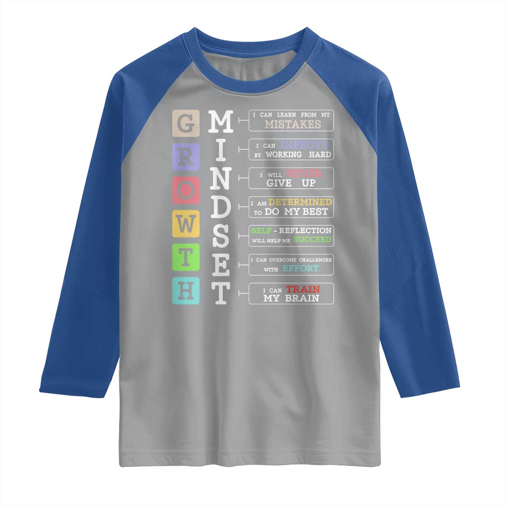 Special Education Raglan Shirt Growth Mindset Positive Inspiration