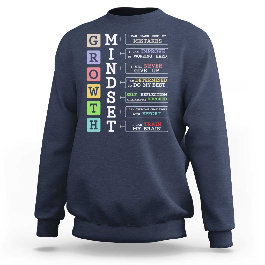 Special Education Sweatshirt Growth Mindset Positive Inspiration