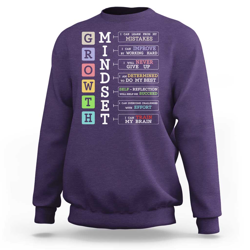 Special Education Sweatshirt Growth Mindset Positive Inspiration