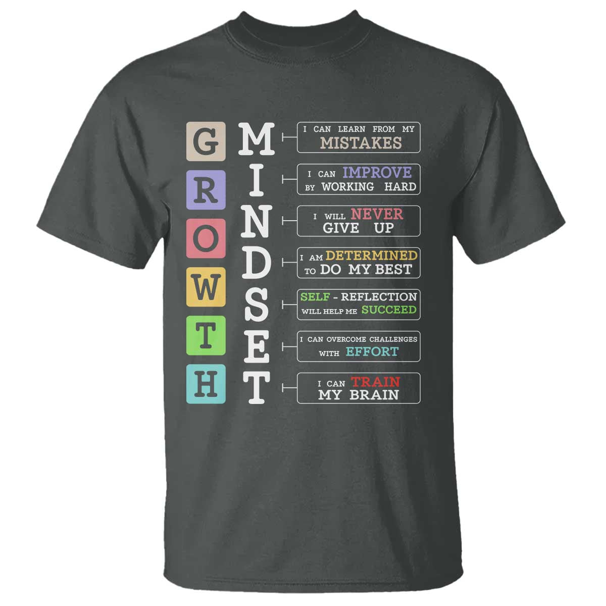 Special Education T Shirt Growth Mindset Positive Inspiration