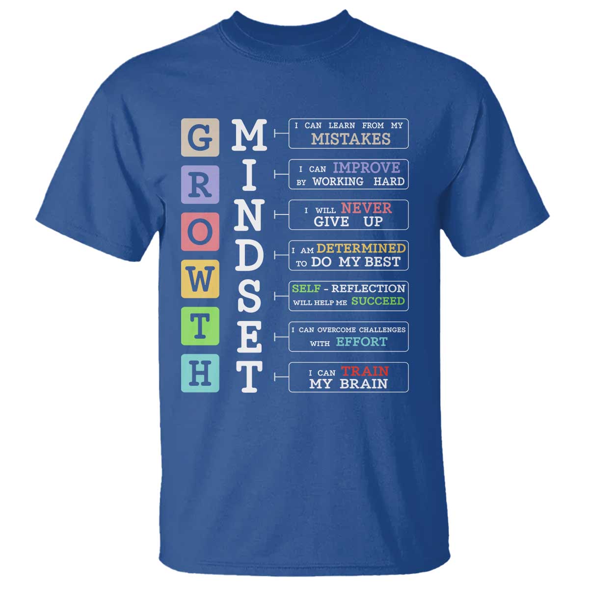 Special Education T Shirt Growth Mindset Positive Inspiration