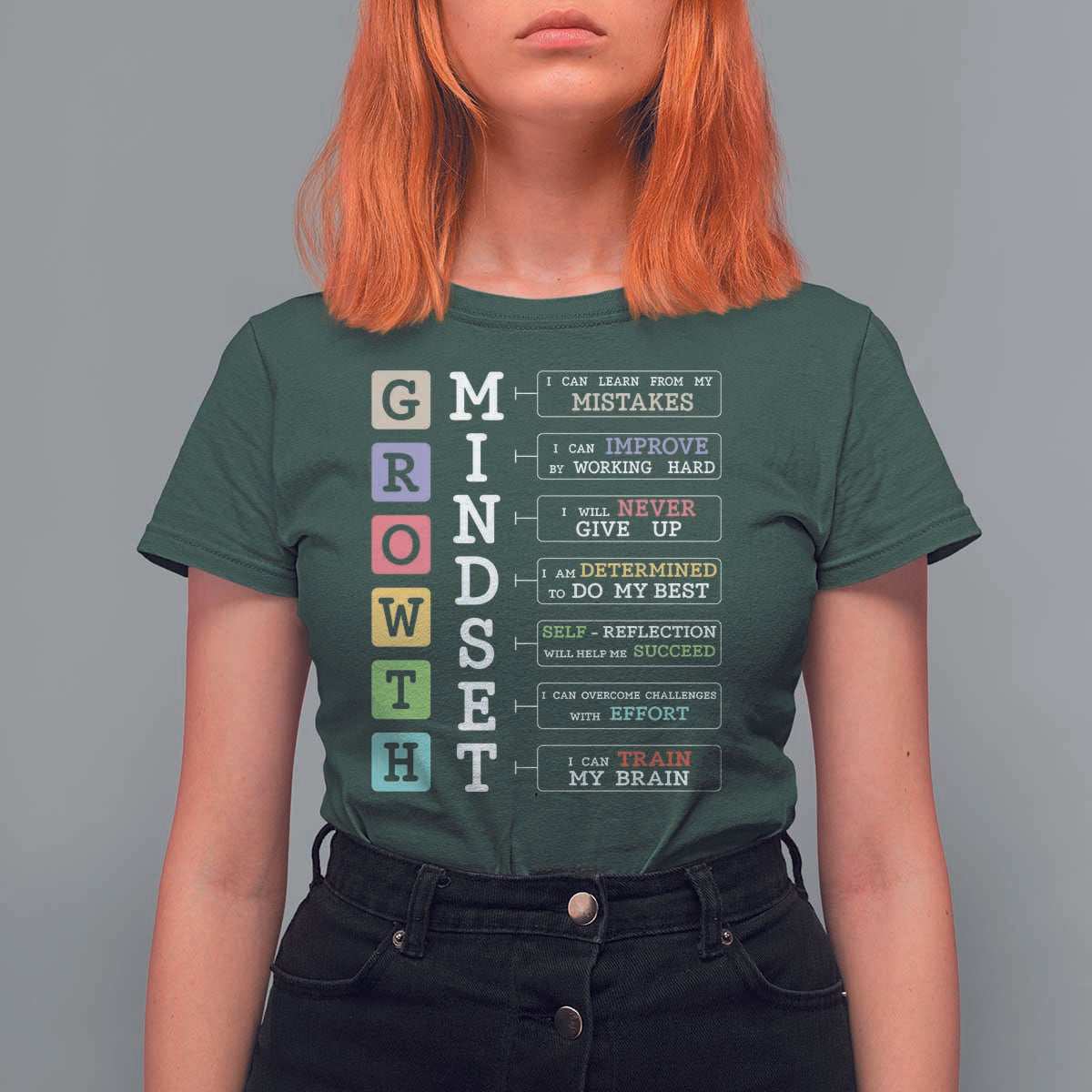 Special Education T Shirt For Women Growth Mindset Positive Inspiration