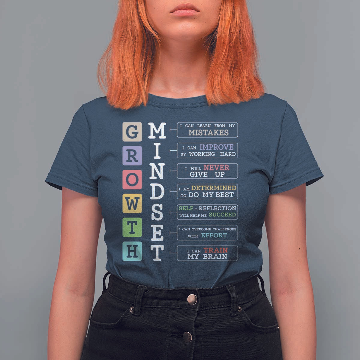 Special Education T Shirt For Women Growth Mindset Positive Inspiration