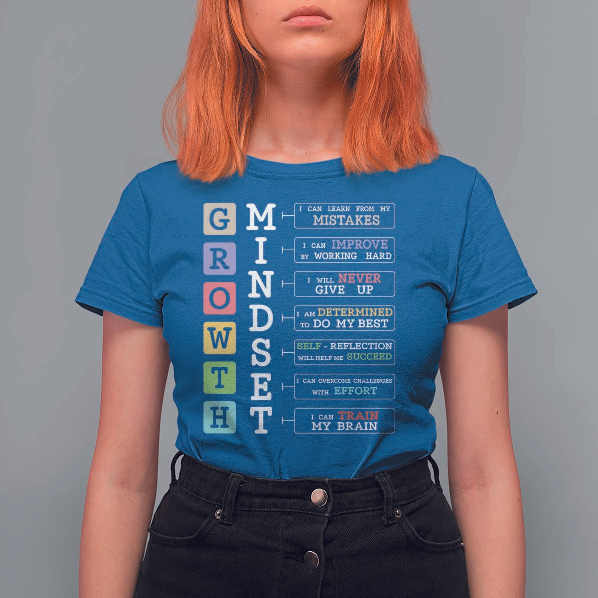 Special Education T Shirt For Women Growth Mindset Positive Inspiration