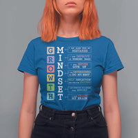 Special Education T Shirt For Women Growth Mindset Positive Inspiration