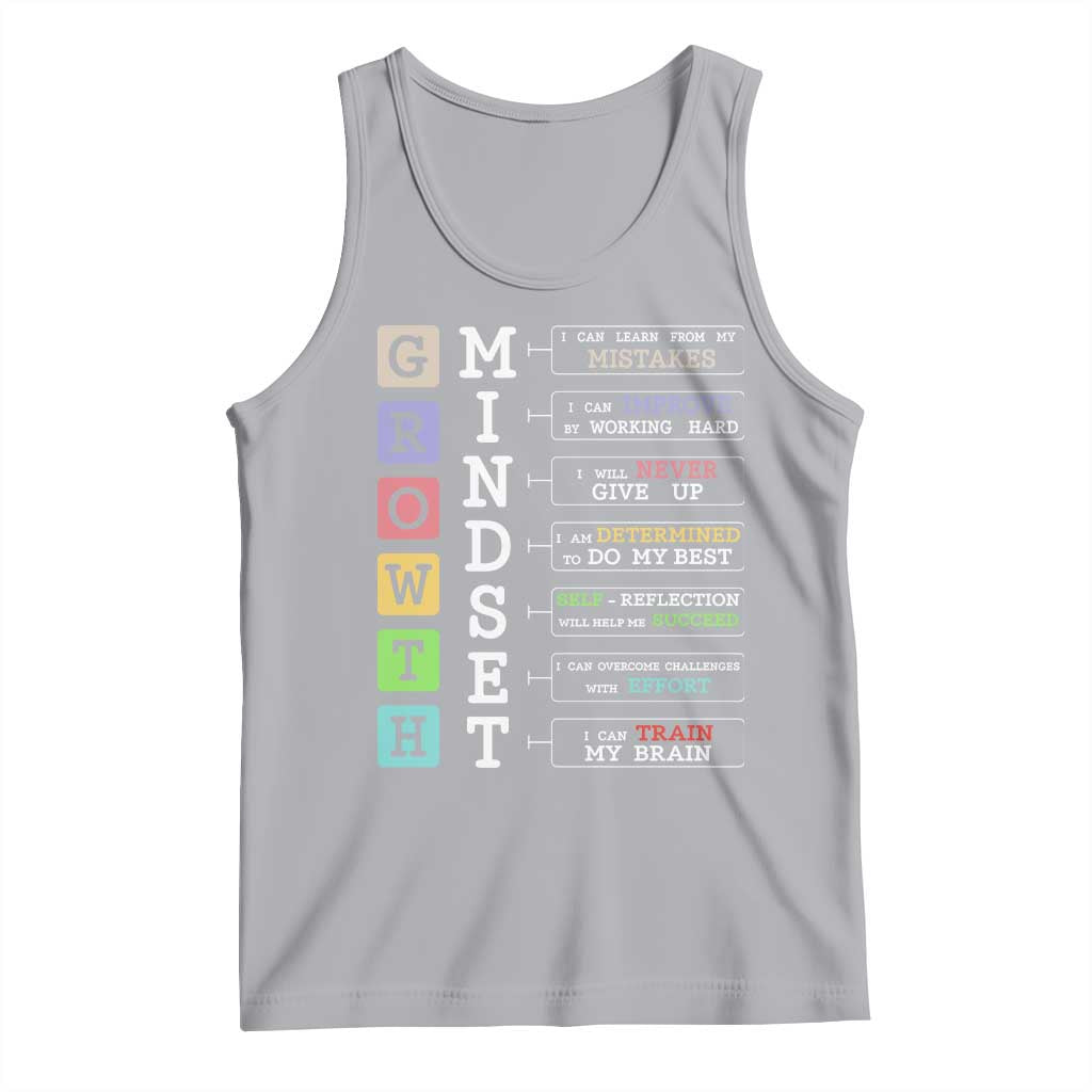 Special Education Tank Top Growth Mindset Positive Inspiration
