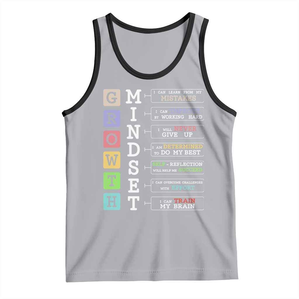 Special Education Tank Top Growth Mindset Positive Inspiration