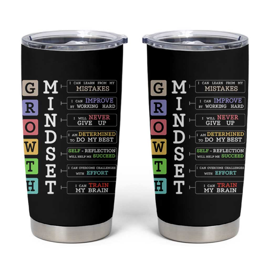 Special Education Tumbler Cup Growth Mindset Positive Inspiration