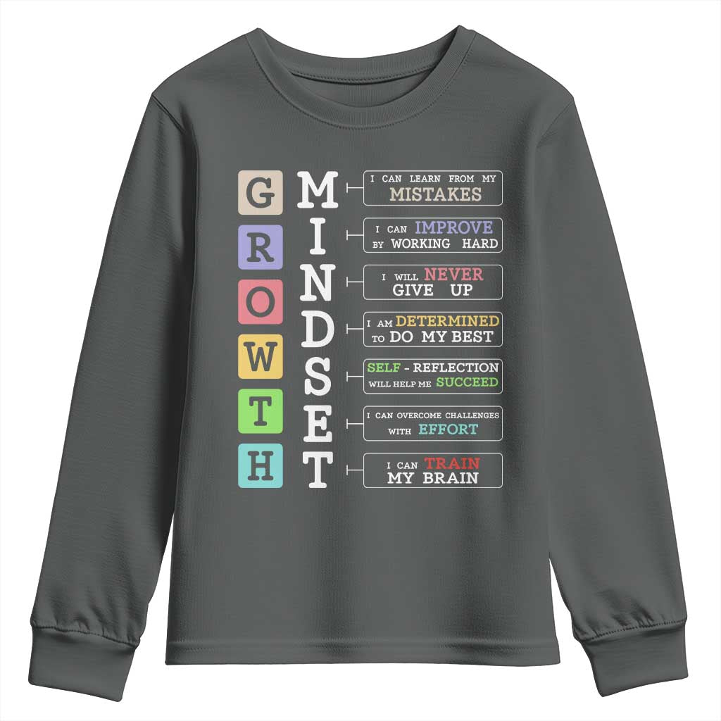 Special Education Youth Sweatshirt Growth Mindset Positive Inspiration