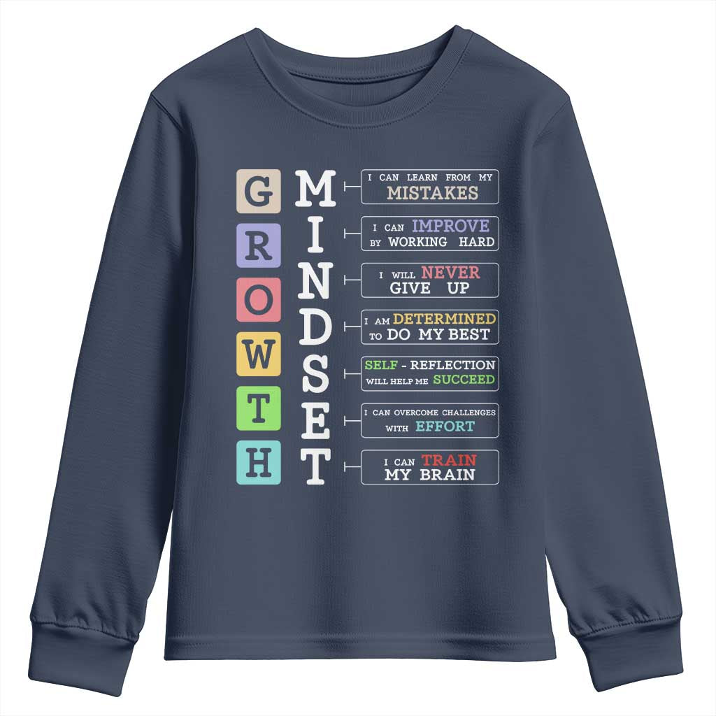 Special Education Youth Sweatshirt Growth Mindset Positive Inspiration