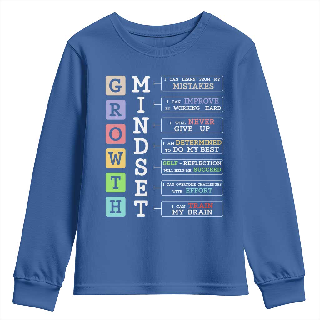 Special Education Youth Sweatshirt Growth Mindset Positive Inspiration