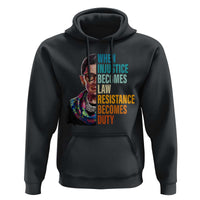 Inspirational RBG Hoodie When Injustice Becomes Law Resistance Becomes Duty