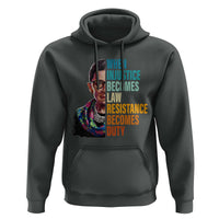 Inspirational RBG Hoodie When Injustice Becomes Law Resistance Becomes Duty