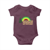 Feminist Baby Onesie Destroy The Patriarchy Not The Planet Feminism