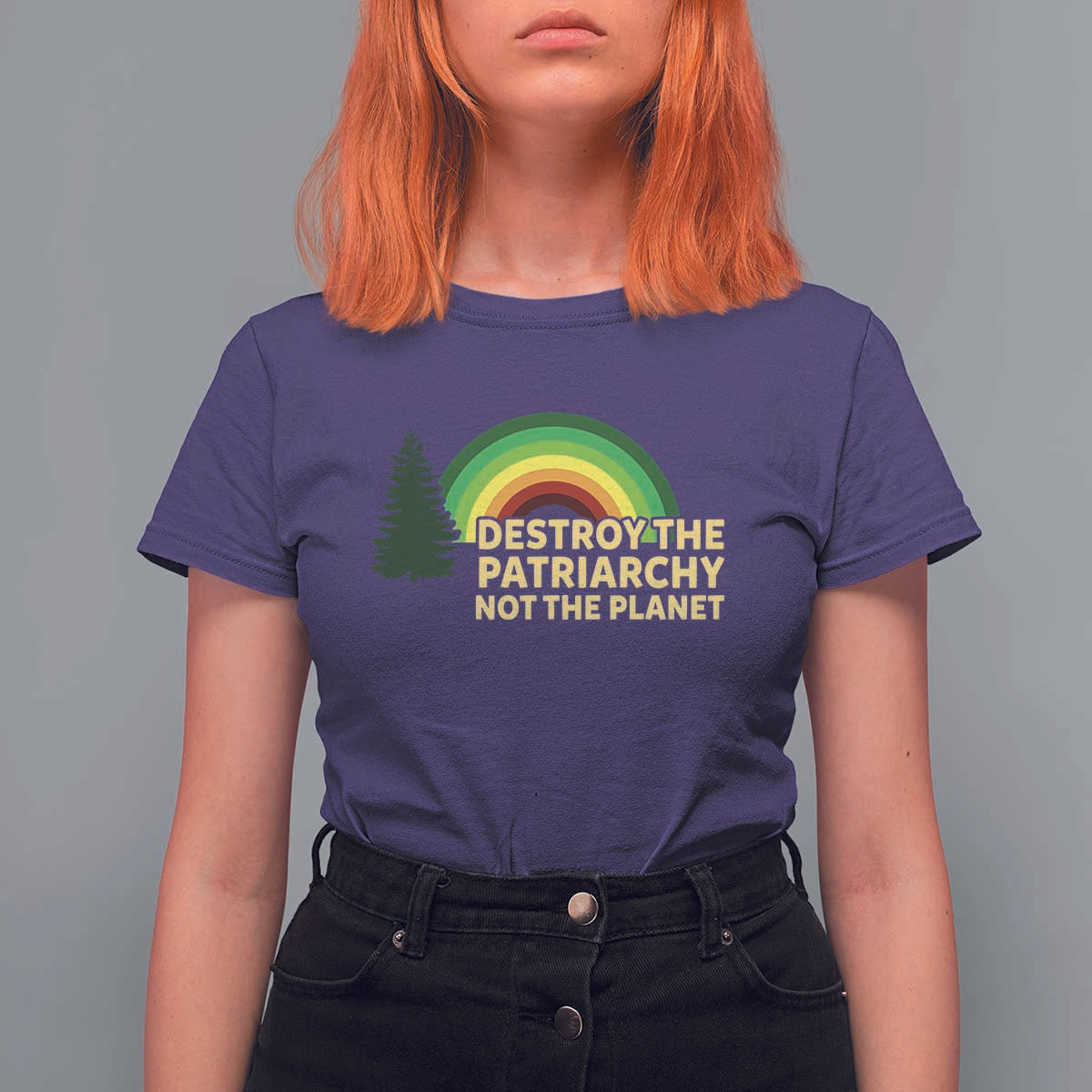 Feminist T Shirt For Women Destroy The Patriarchy Not The Planet Feminism