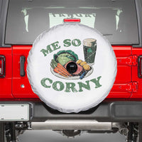 Funny Me So Corny Spare Tire Cover Corned Beef And Cabbage Beer St Patrick's Day Drinking