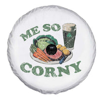 Funny Me So Corny Spare Tire Cover Corned Beef And Cabbage Beer St Patrick's Day Drinking
