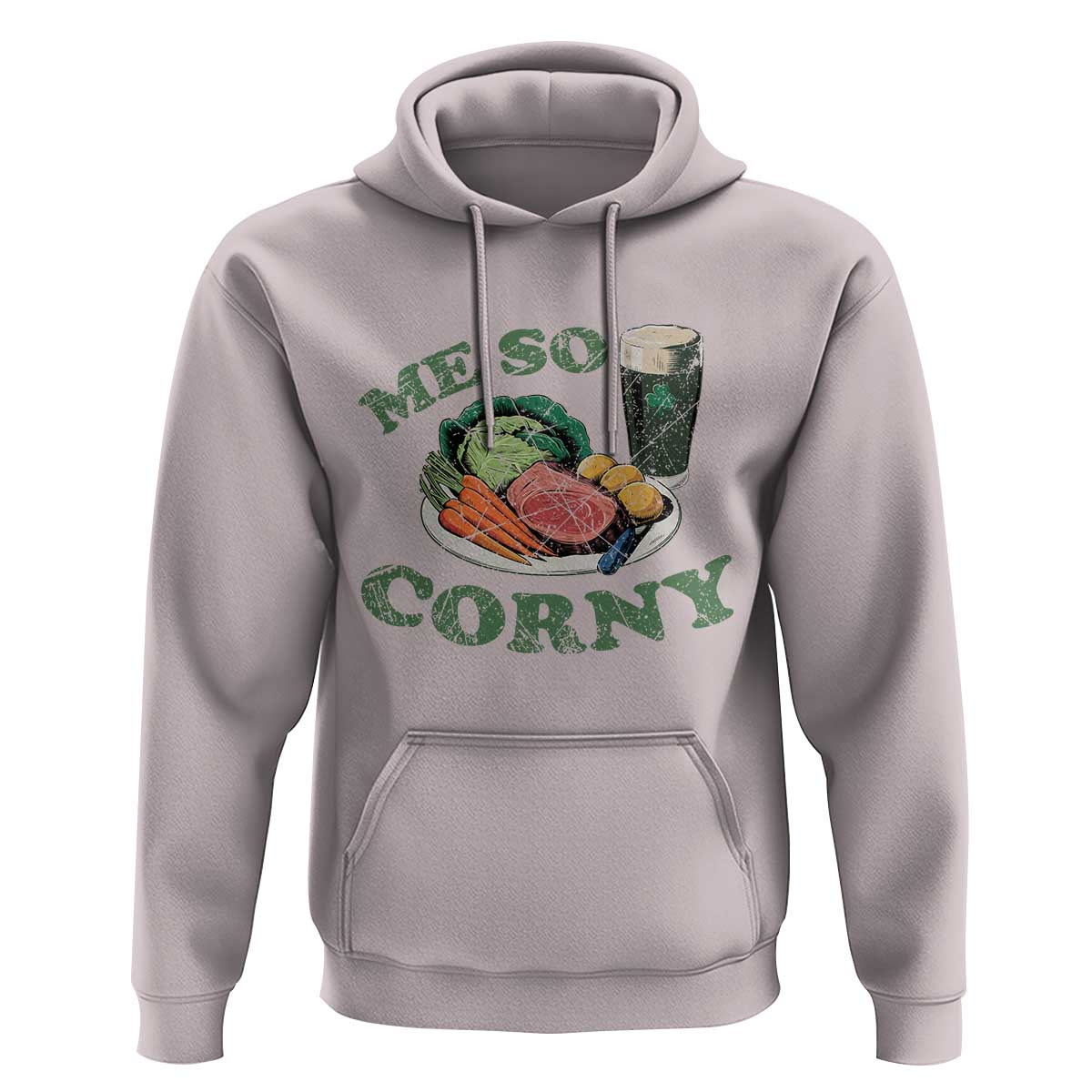 Funny Me So Corny Hoodie Corned Beef And Cabbage Beer St Patrick's Day Drinking