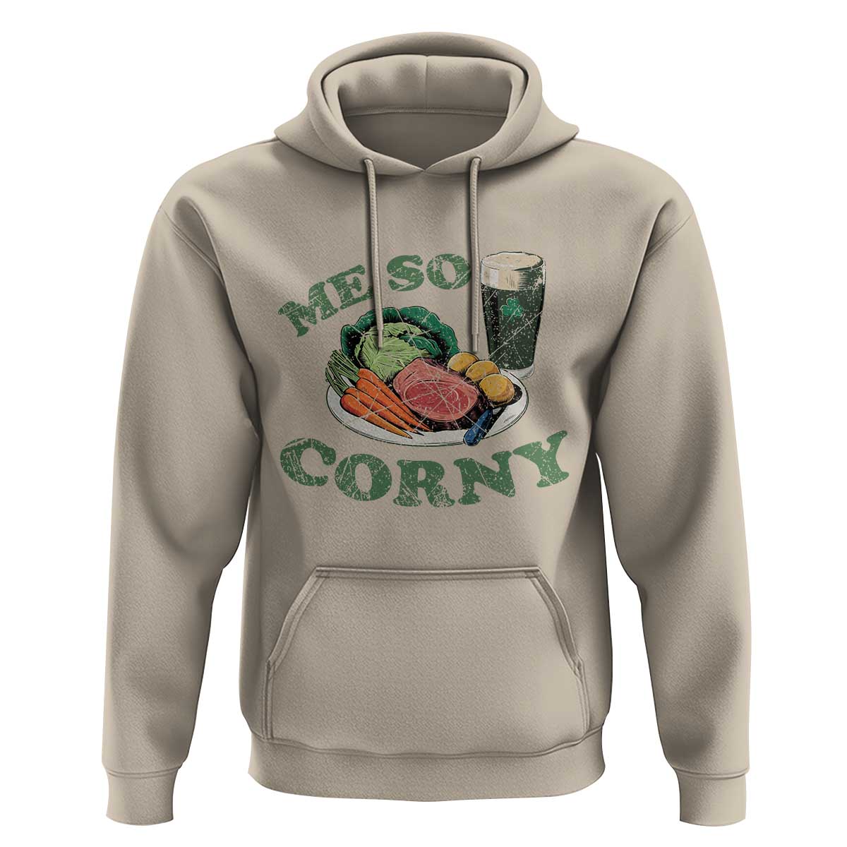 Funny Me So Corny Hoodie Corned Beef And Cabbage Beer St Patrick's Day Drinking