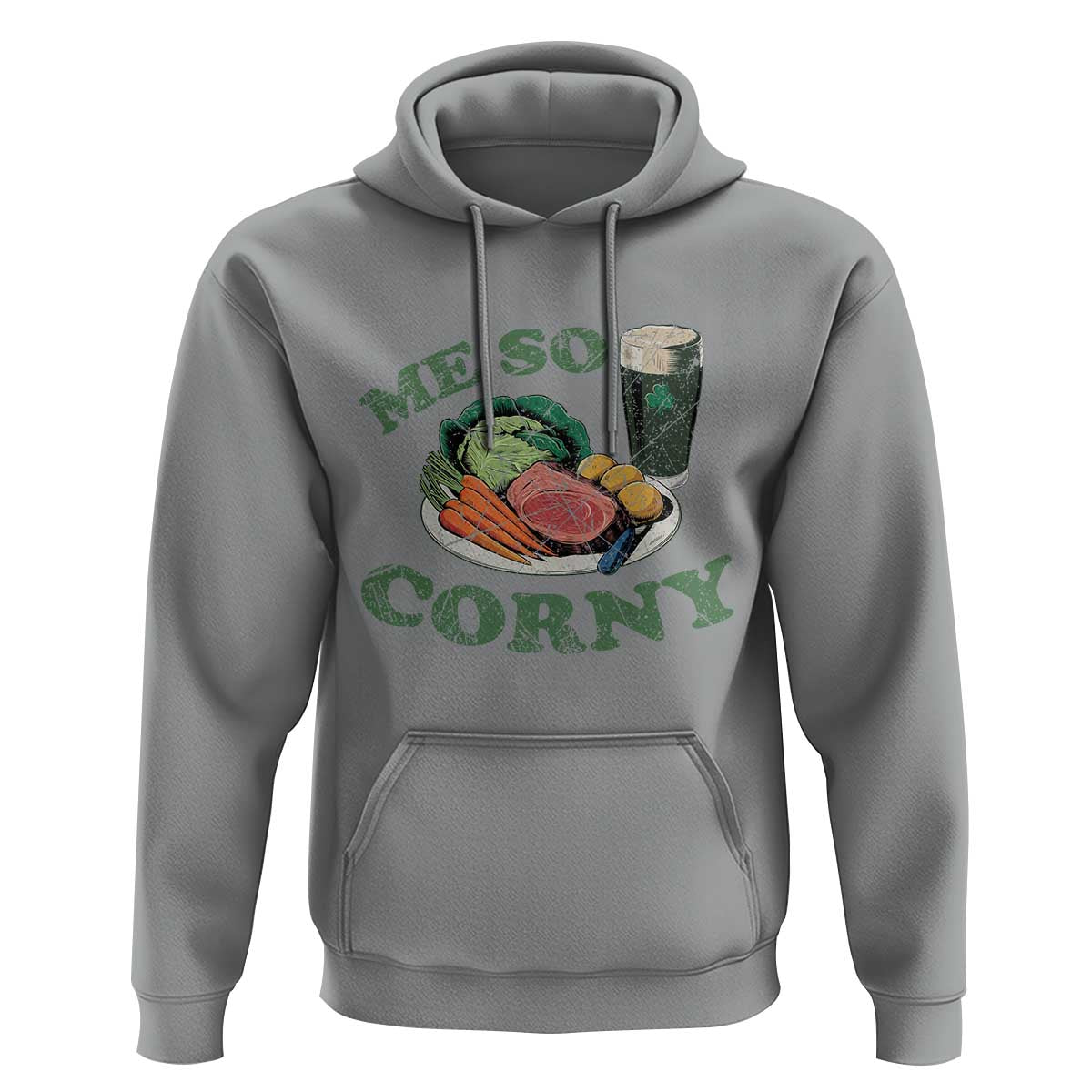 Funny Me So Corny Hoodie Corned Beef And Cabbage Beer St Patrick's Day Drinking