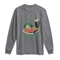 Funny Me So Corny Long Sleeve Shirt Corned Beef And Cabbage Beer St Patrick's Day Drinking