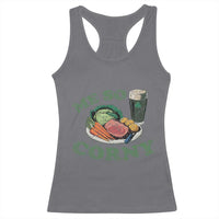 Funny Me So Corny Racerback Tank Top Corned Beef And Cabbage Beer St Patrick's Day Drinking