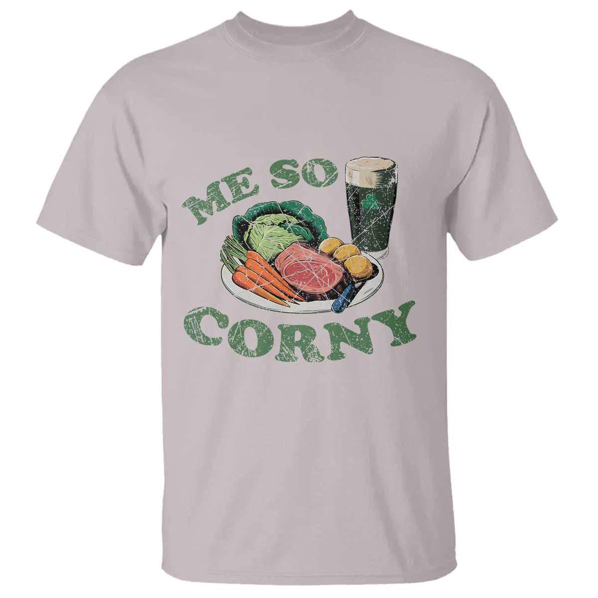 Funny Me So Corny T Shirt Corned Beef And Cabbage Beer St Patrick's Day Drinking