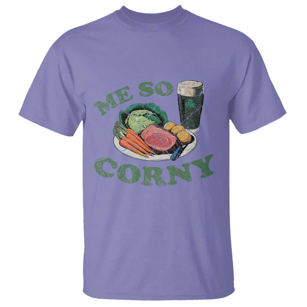 Funny Me So Corny T Shirt Corned Beef And Cabbage Beer St Patrick's Day Drinking