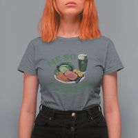 Funny Me So Corny T Shirt For Women Corned Beef And Cabbage Beer St Patrick's Day Drinking