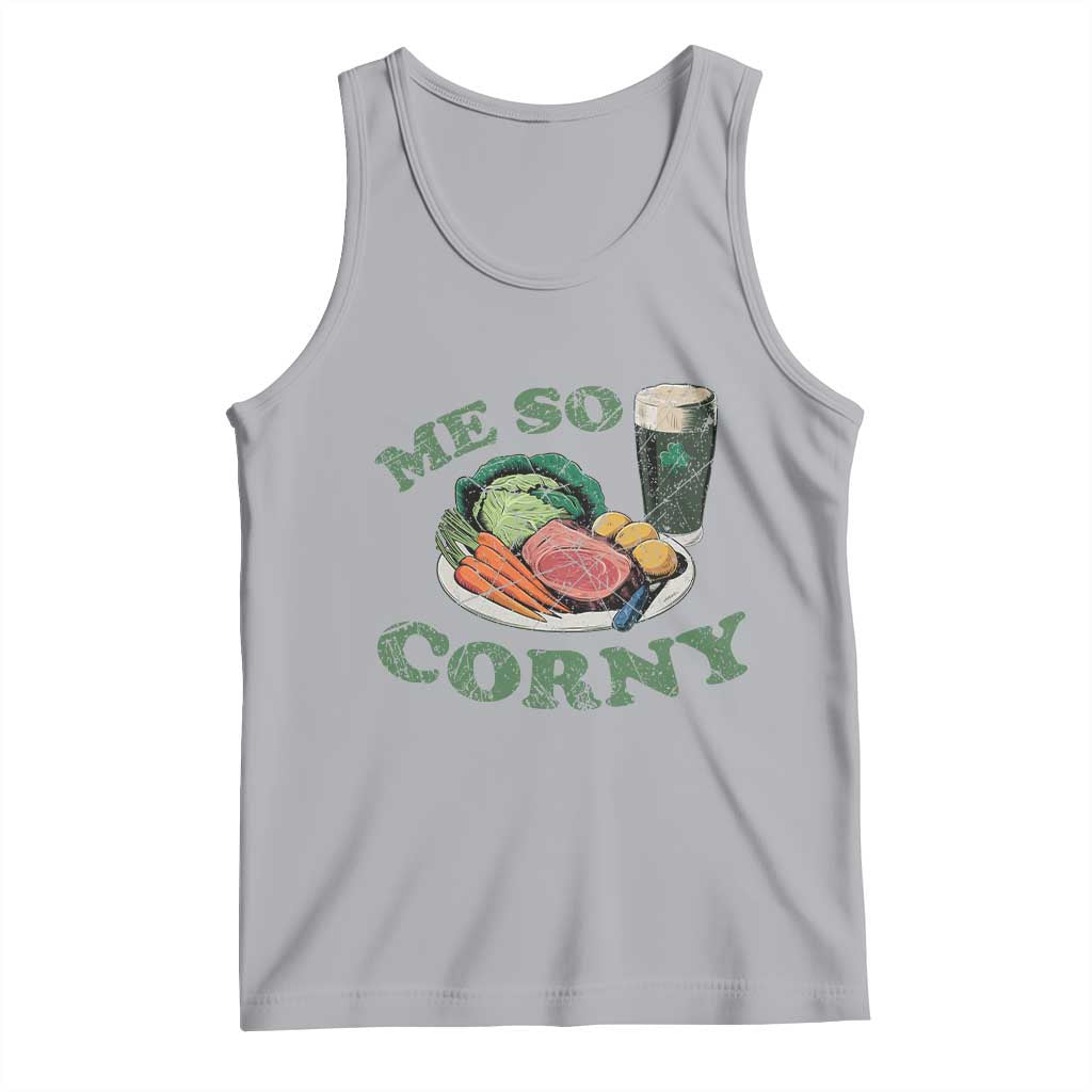 Funny Me So Corny Tank Top Corned Beef And Cabbage Beer St Patrick's Day Drinking