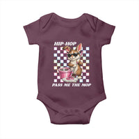 Hip Hop Easter Bunny Cleaning Pun Baby Onesie Funny Rabbit with Mop