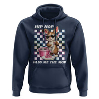 Hip Hop Easter Bunny Cleaning Pun Hoodie Funny Rabbit with Mop