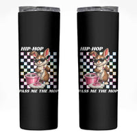 Hip Hop Easter Bunny Cleaning Pun Skinny Tumbler Funny Rabbit with Mop
