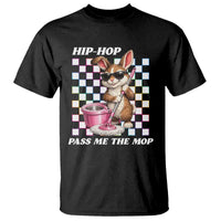 Hip Hop Easter Bunny Cleaning Pun T Shirt Funny Rabbit with Mop