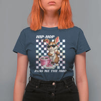Hip Hop Easter Bunny Cleaning Pun T Shirt For Women Funny Rabbit with Mop